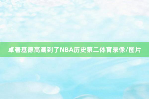 卓著基德高潮到了NBA历史第二体育录像/图片