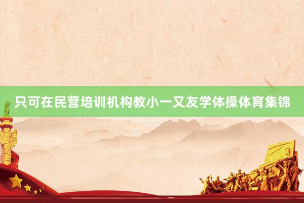 只可在民营培训机构教小一又友学体操体育集锦
