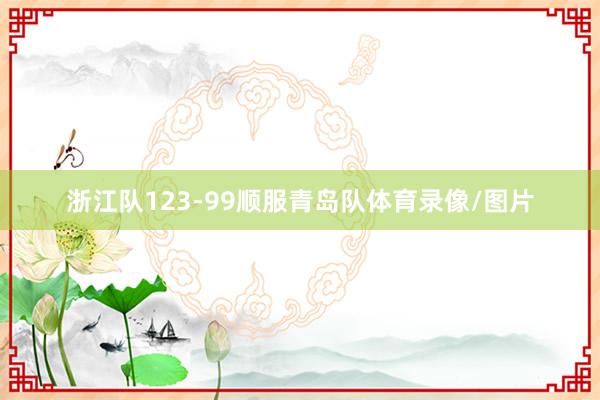 浙江队123-99顺服青岛队体育录像/图片
