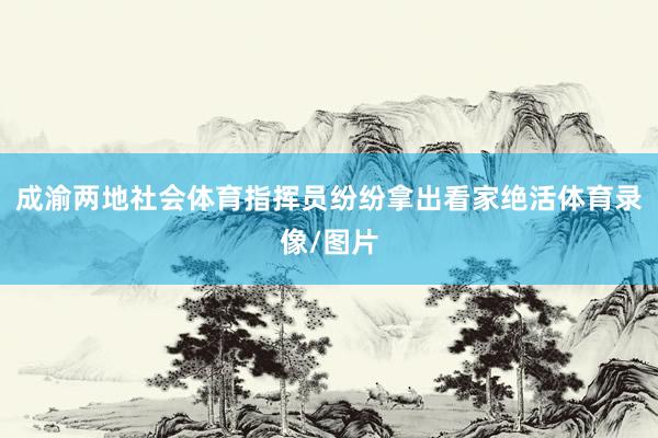 成渝两地社会体育指挥员纷纷拿出看家绝活体育录像/图片