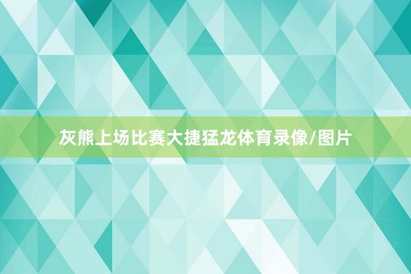 灰熊上场比赛大捷猛龙体育录像/图片