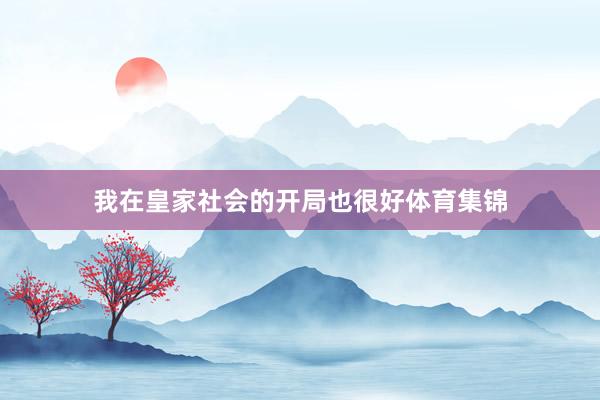 我在皇家社会的开局也很好体育集锦