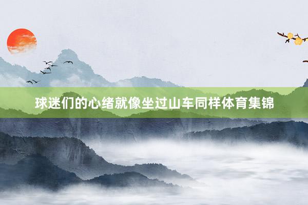 球迷们的心绪就像坐过山车同样体育集锦