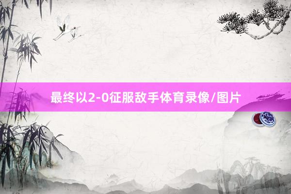 最终以2-0征服敌手体育录像/图片
