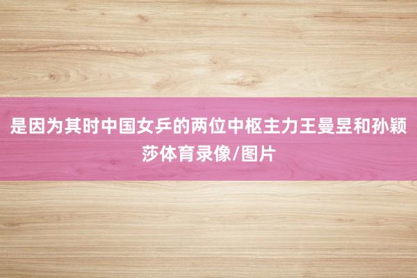 是因为其时中国女乒的两位中枢主力王曼昱和孙颖莎体育录像/图片
