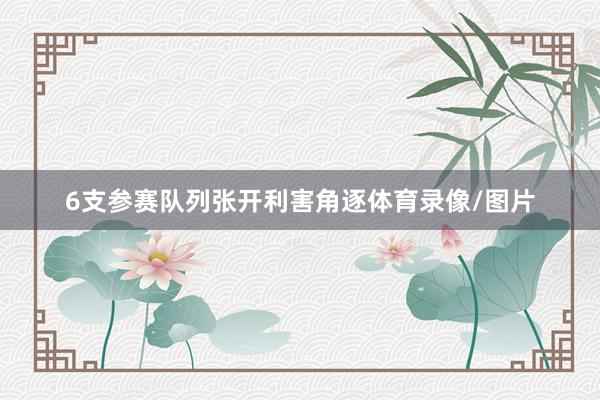 6支参赛队列张开利害角逐体育录像/图片