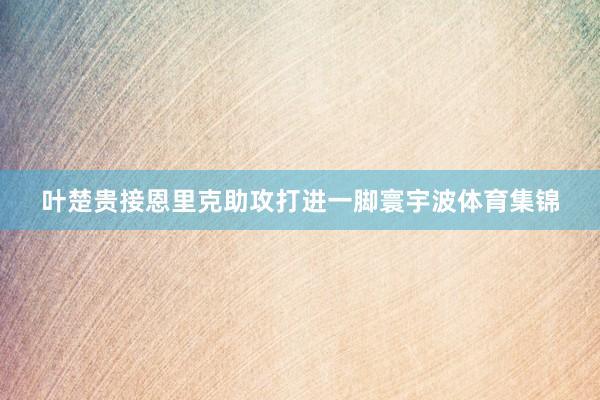 叶楚贵接恩里克助攻打进一脚寰宇波体育集锦