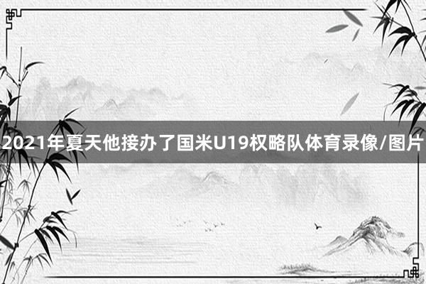 2021年夏天他接办了国米U19权略队体育录像/图片