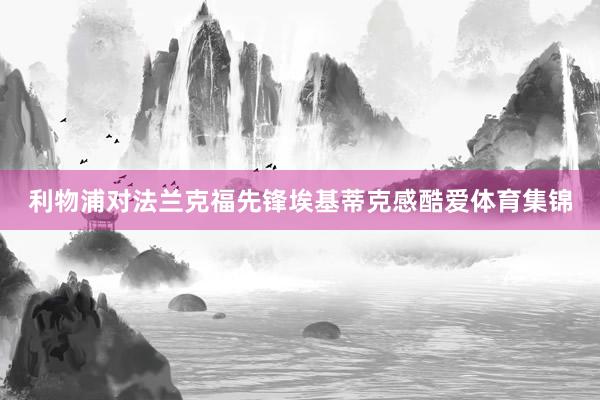 利物浦对法兰克福先锋埃基蒂克感酷爱体育集锦