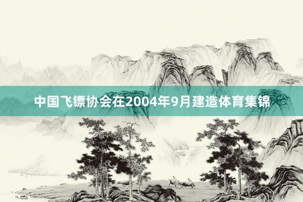 中国飞镖协会在2004年9月建造体育集锦