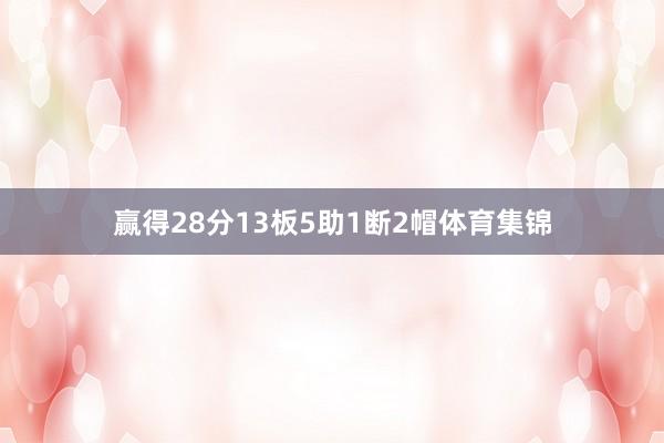 赢得28分13板5助1断2帽体育集锦