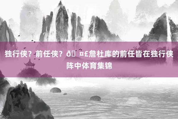独行侠？前任侠？🤣詹杜库的前任皆在独行侠阵中体育集锦