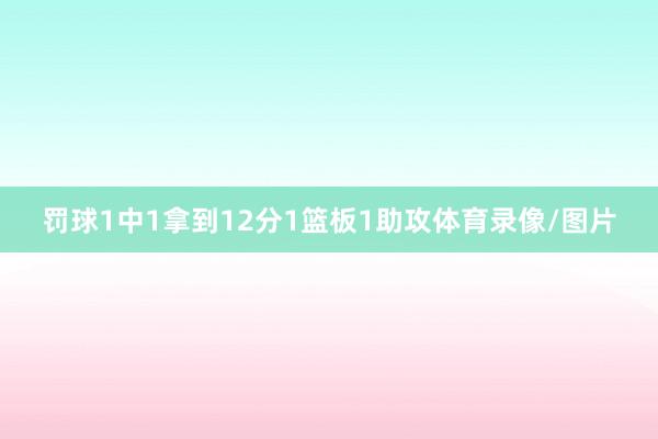 罚球1中1拿到12分1篮板1助攻体育录像/图片