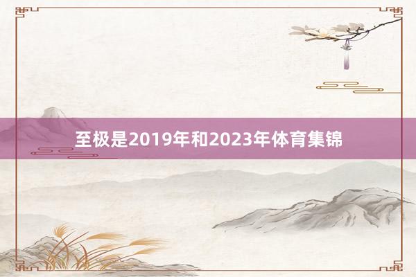 至极是2019年和2023年体育集锦